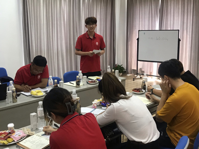 牛商爭霸賽青島雄獅隊走進捷立機械，青島瑞普特積極參與